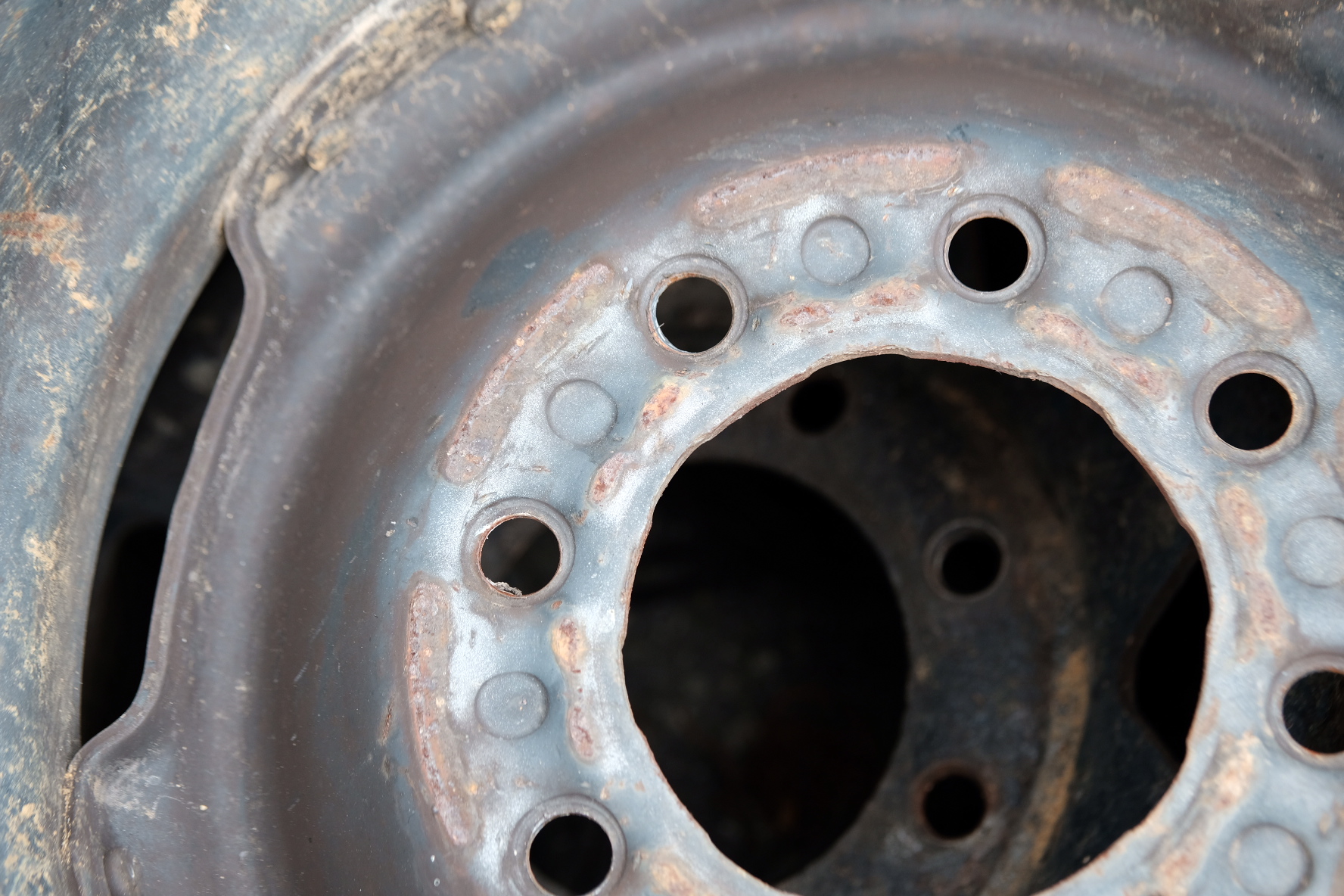Truck Rims – Shapes and Forms – Miksang Contemplative Photography – copyright – Tim Auman