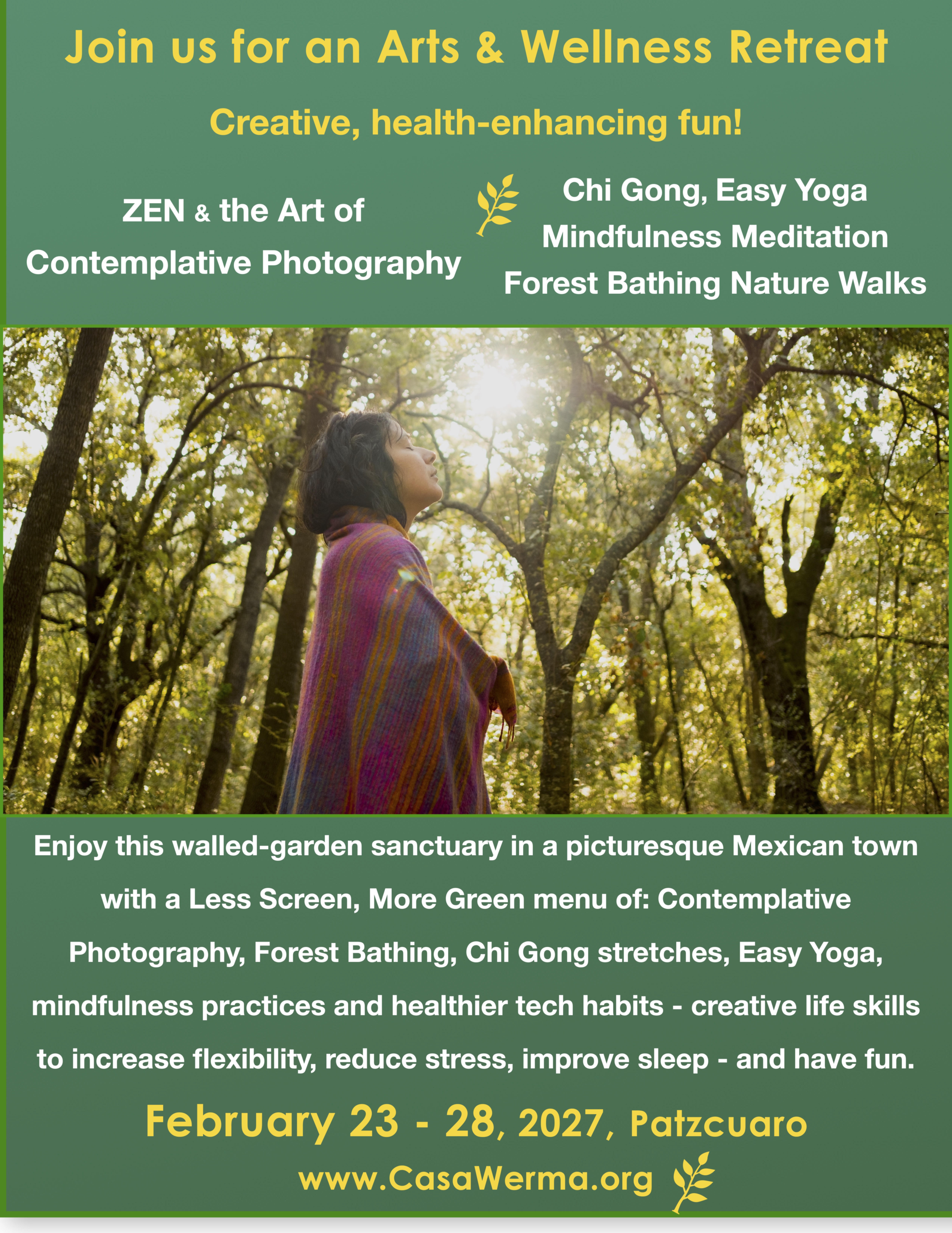 Less Screen More Green Retreat - Feb 2027 - Casa Werma - Mexico